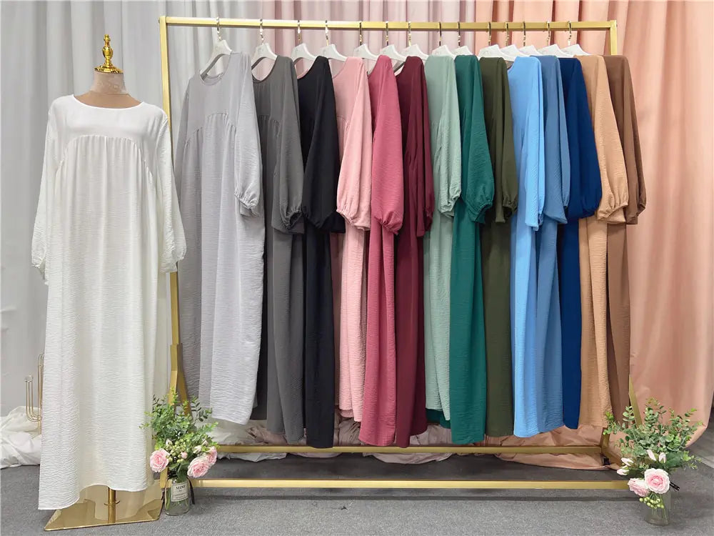 Abayas unies élégantes pour femmes