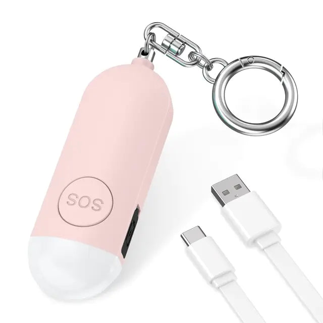 Women's Emergency Alarm Keychain for Personal Safety