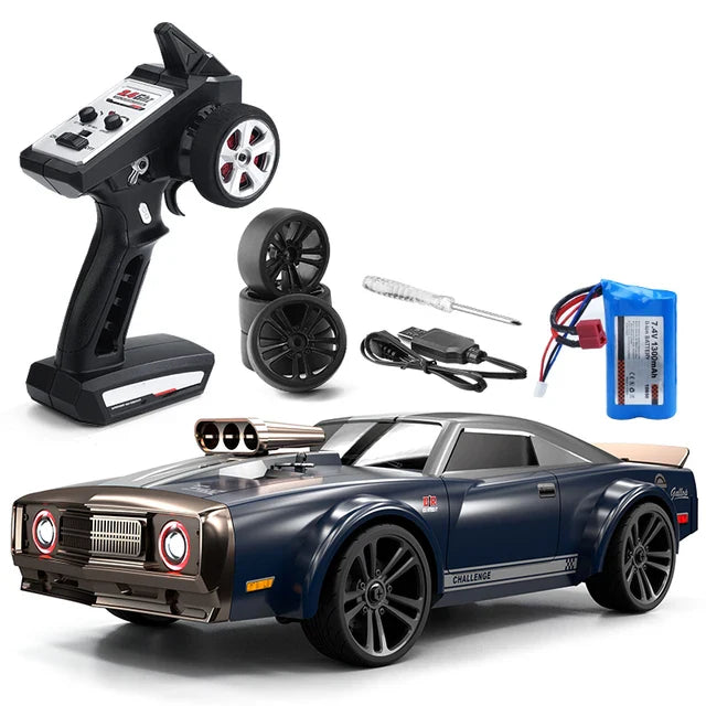 High-Speed RC Muscle Car - IPX4 Waterproof Remote Control Vehicle