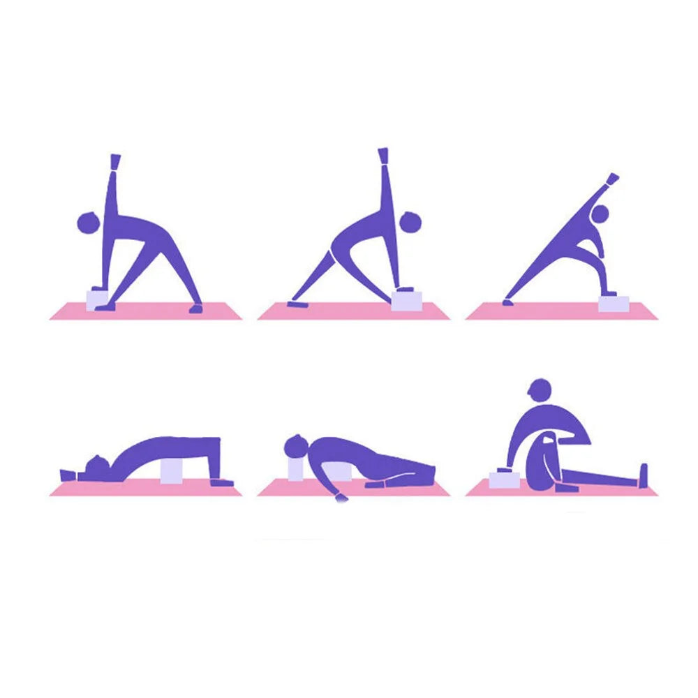 Bloques de Gimnasio de Espuma Premium para Yoga y Fitness