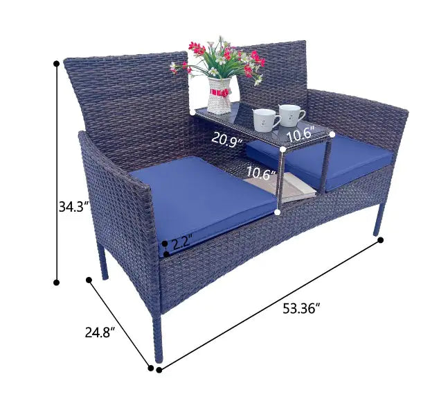 Conjunto de Muebles de Exterior Wicker Terrace