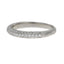 Bague de mariage en argent sterling et zircon cubique