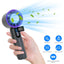 Ventilateur portable à main 100 vitesses avec refroidisseur à glace - Rechargeable et portable