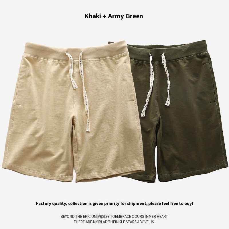 Premium Khaki Casual Men's Jogger Shorts