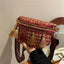 Bolso de Hombro Woven con Borlas para Viajes Casuales