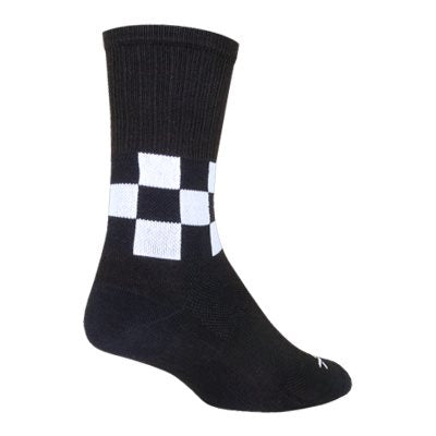Calcetines Deportivos Sockguy Speedway SGX6 - Talla 9-13, Negro