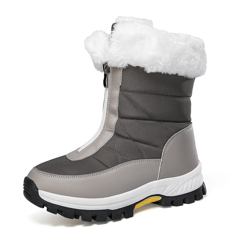 Botas de Tobillo con Cremallera y Plataforma Livianas para Mujer