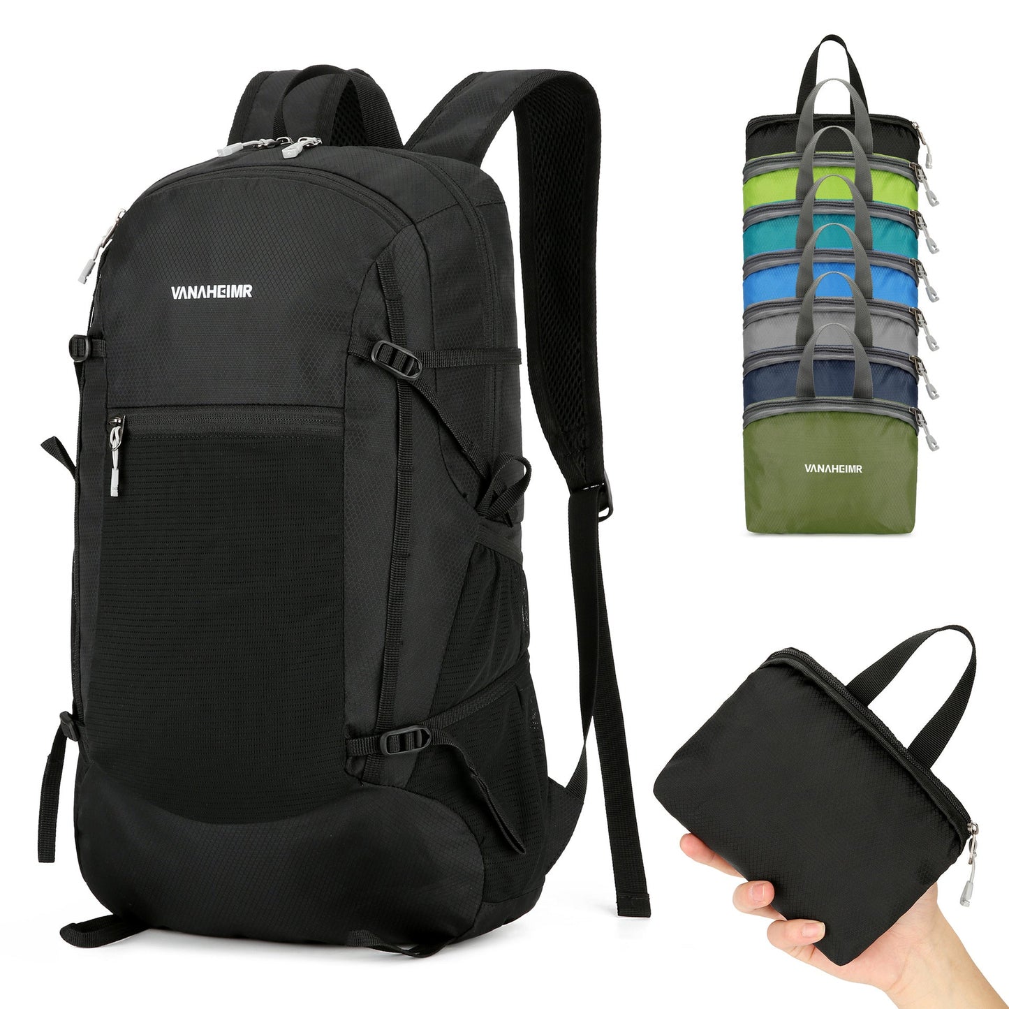 Folding Multifunctional Waterproof Hiking Backpack