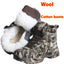 Men's Premium Cowhide Thick Snow Boots for Winter