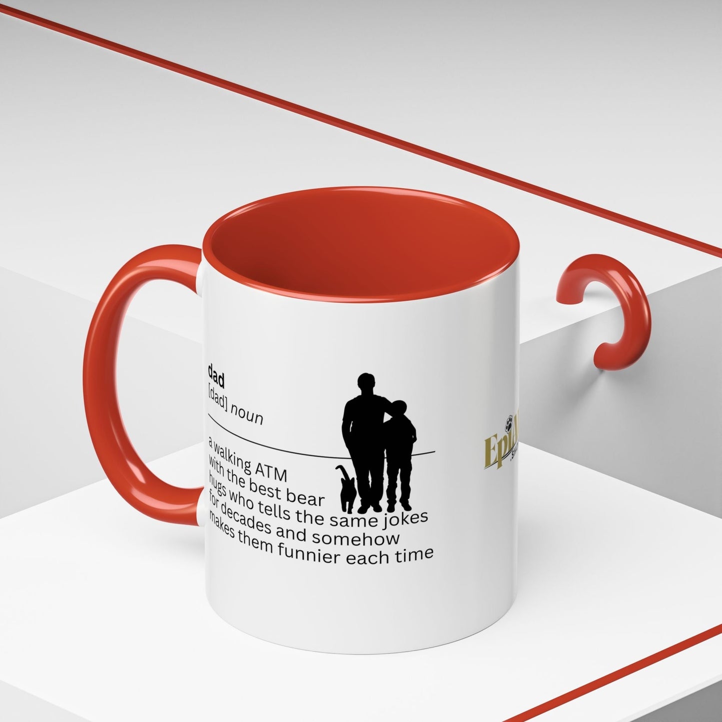 Dad ATM Accent Coffee Mug - A Thoughtful Gift for Dads
