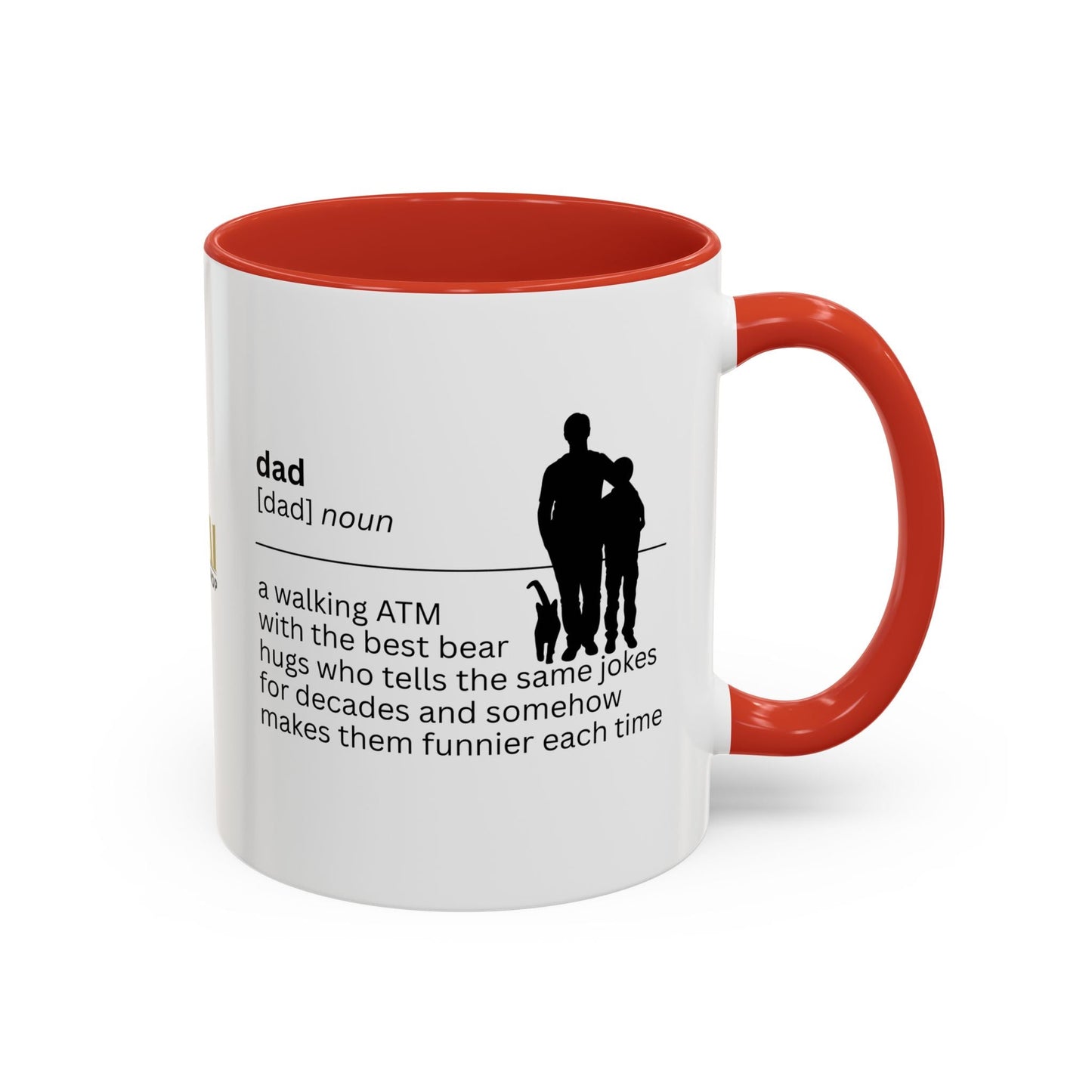 Dad ATM Accent Coffee Mug - A Thoughtful Gift for Dads