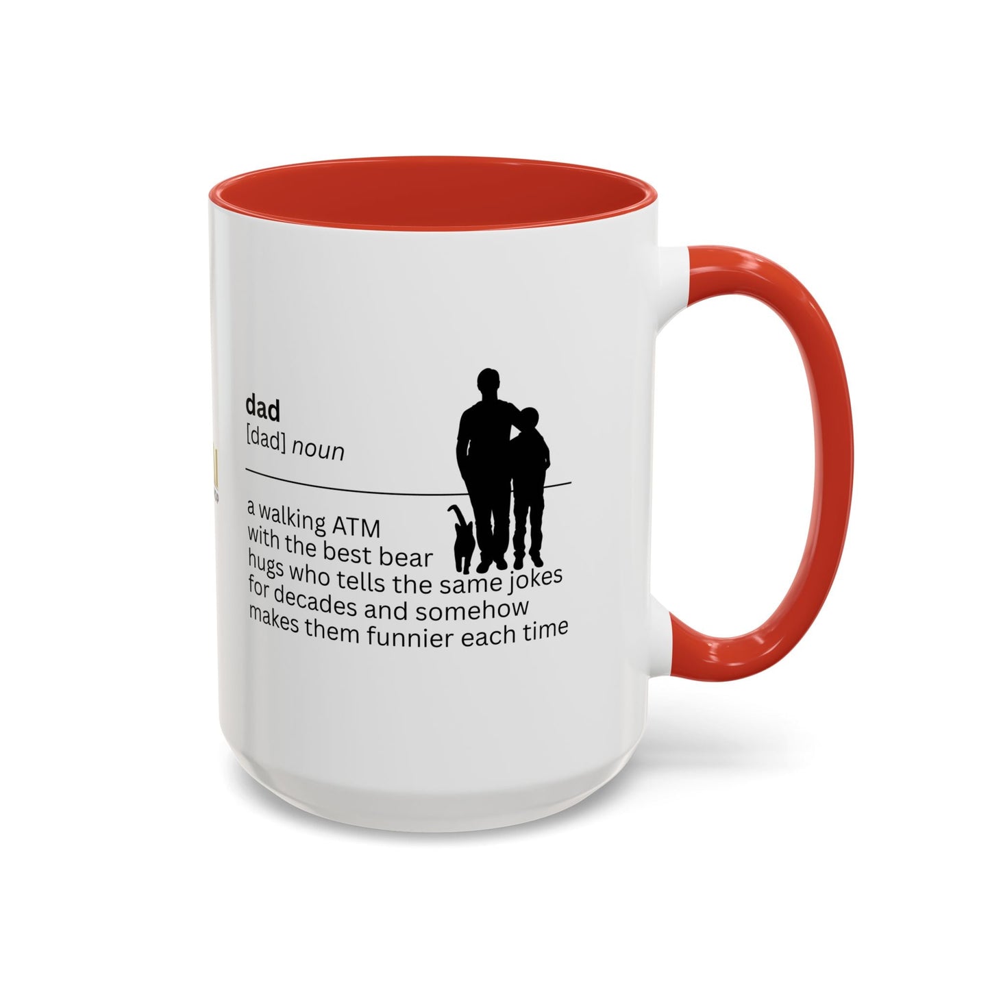 Dad ATM Accent Coffee Mug - A Thoughtful Gift for Dads