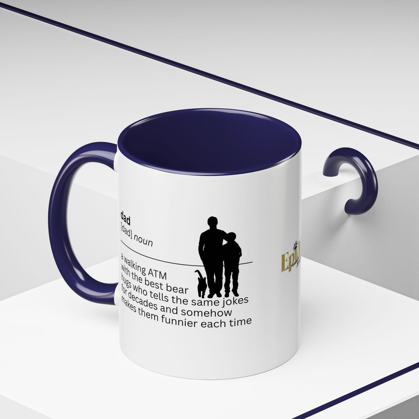 Dad ATM Accent Coffee Mug - A Thoughtful Gift for Dads