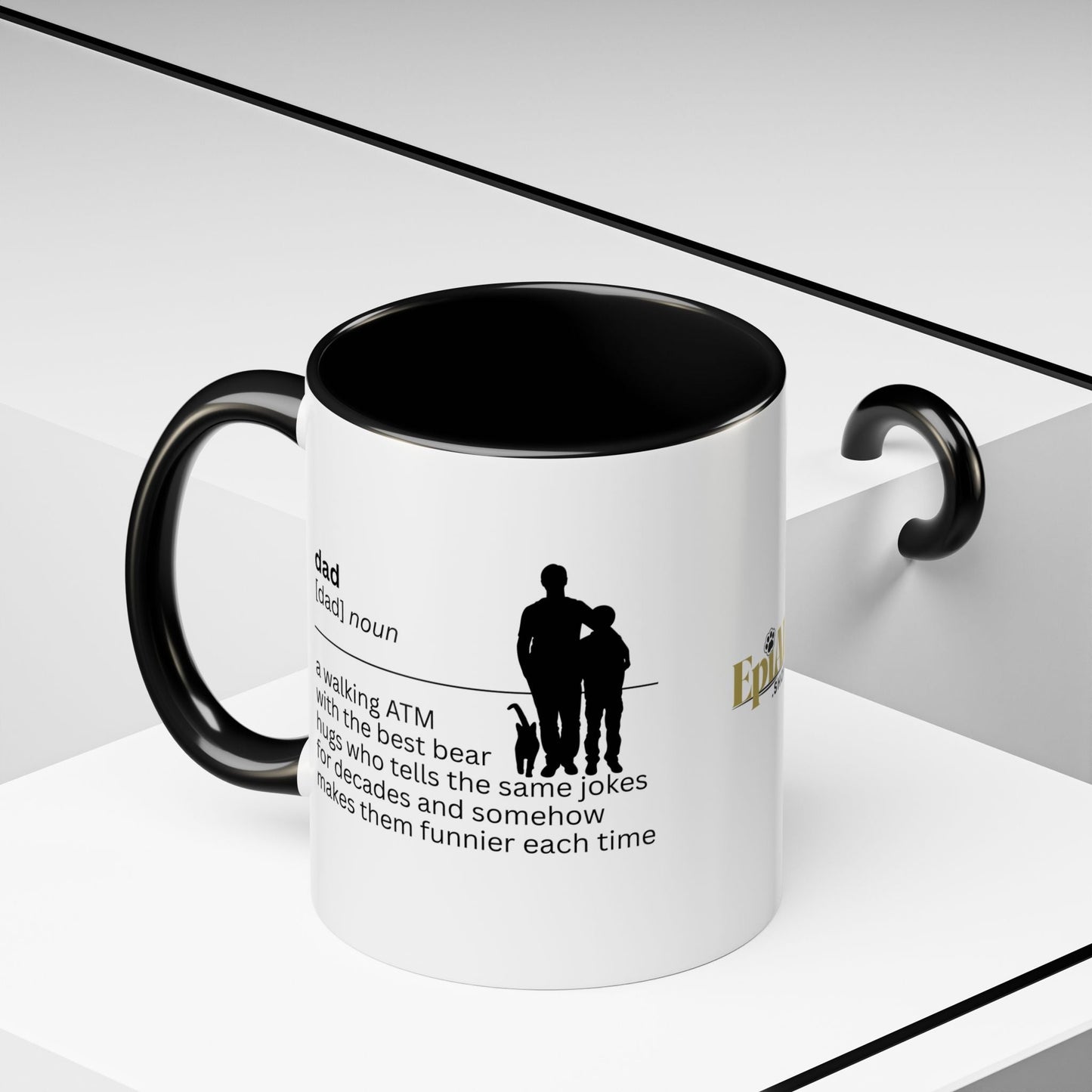 Dad ATM Accent Coffee Mug - A Thoughtful Gift for Dads