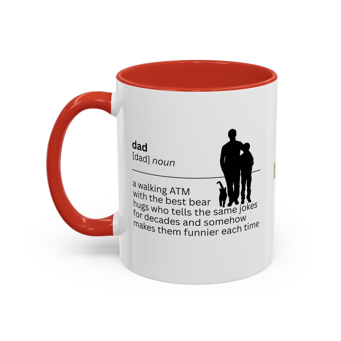 Dad ATM Accent Coffee Mug - A Thoughtful Gift for Dads