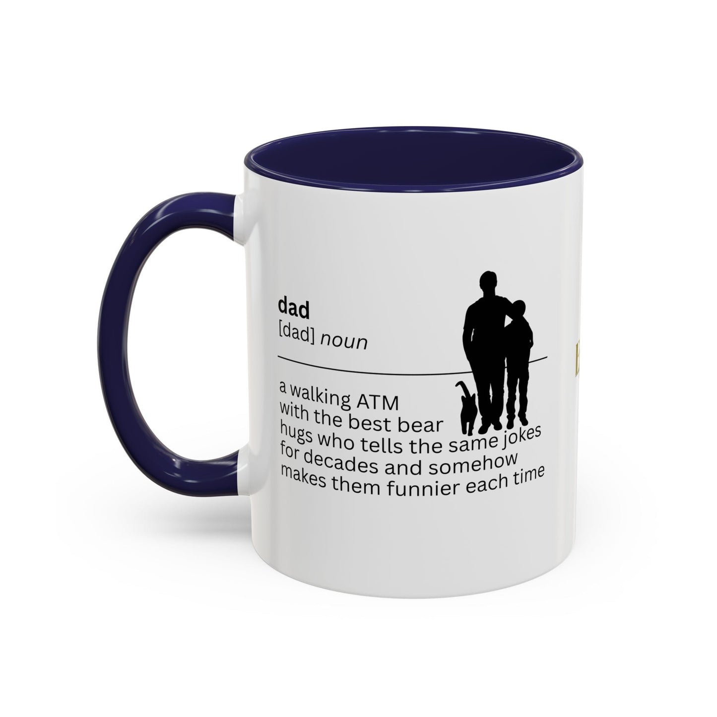 Dad ATM Accent Coffee Mug - A Thoughtful Gift for Dads