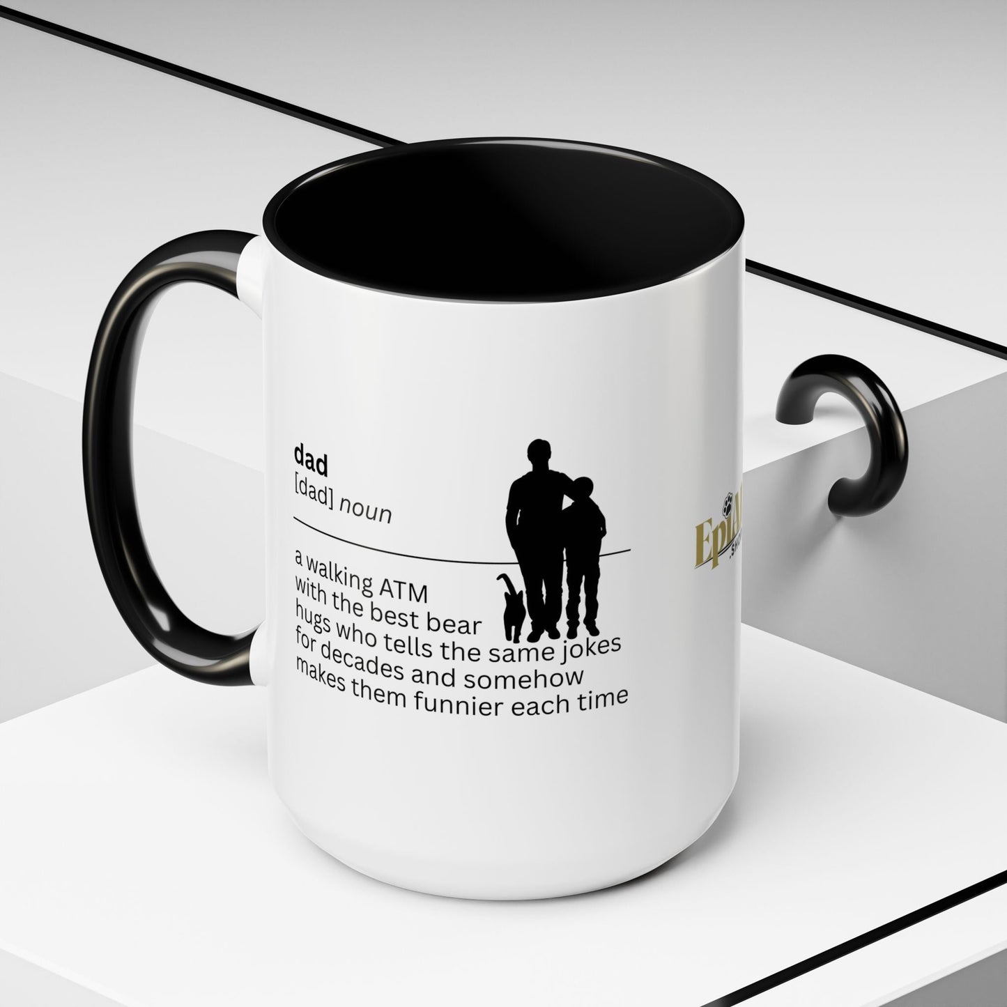 Dad ATM Accent Coffee Mug - A Thoughtful Gift for Dads