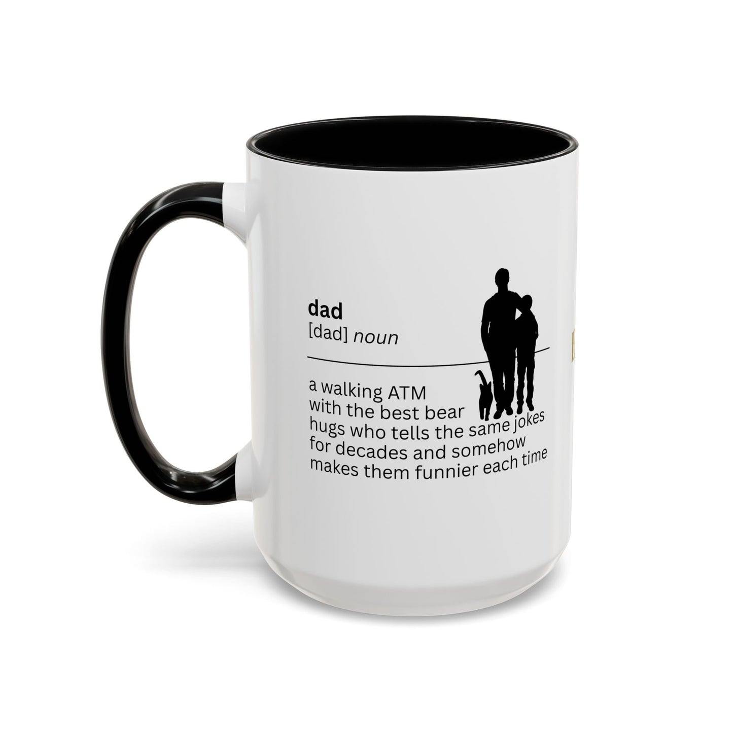 Dad ATM Accent Coffee Mug - A Thoughtful Gift for Dads