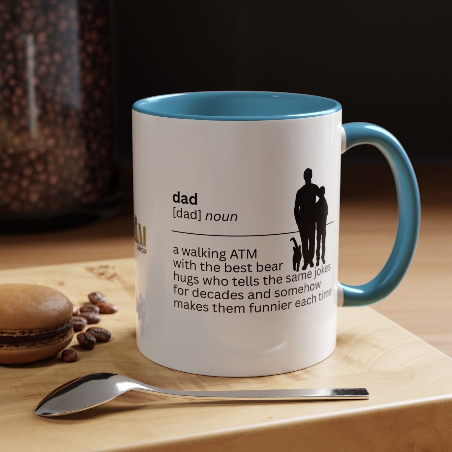 Dad ATM Accent Coffee Mug - A Thoughtful Gift for Dads