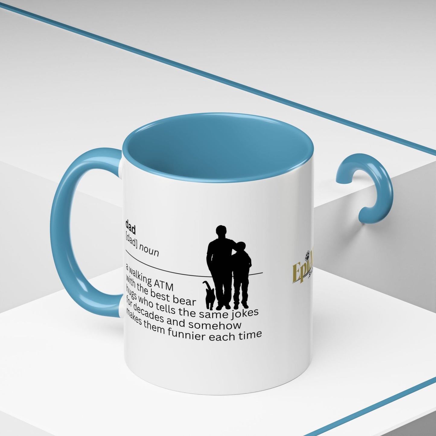 Dad ATM Accent Coffee Mug - A Thoughtful Gift for Dads