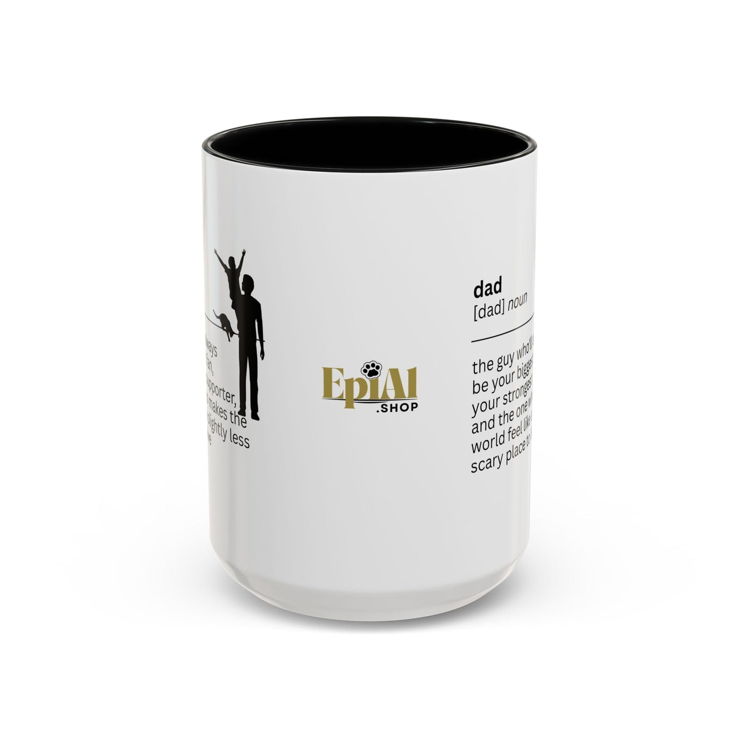 Taza de café con acento 'El mayor fan de papá' - Regalo ideal para papás