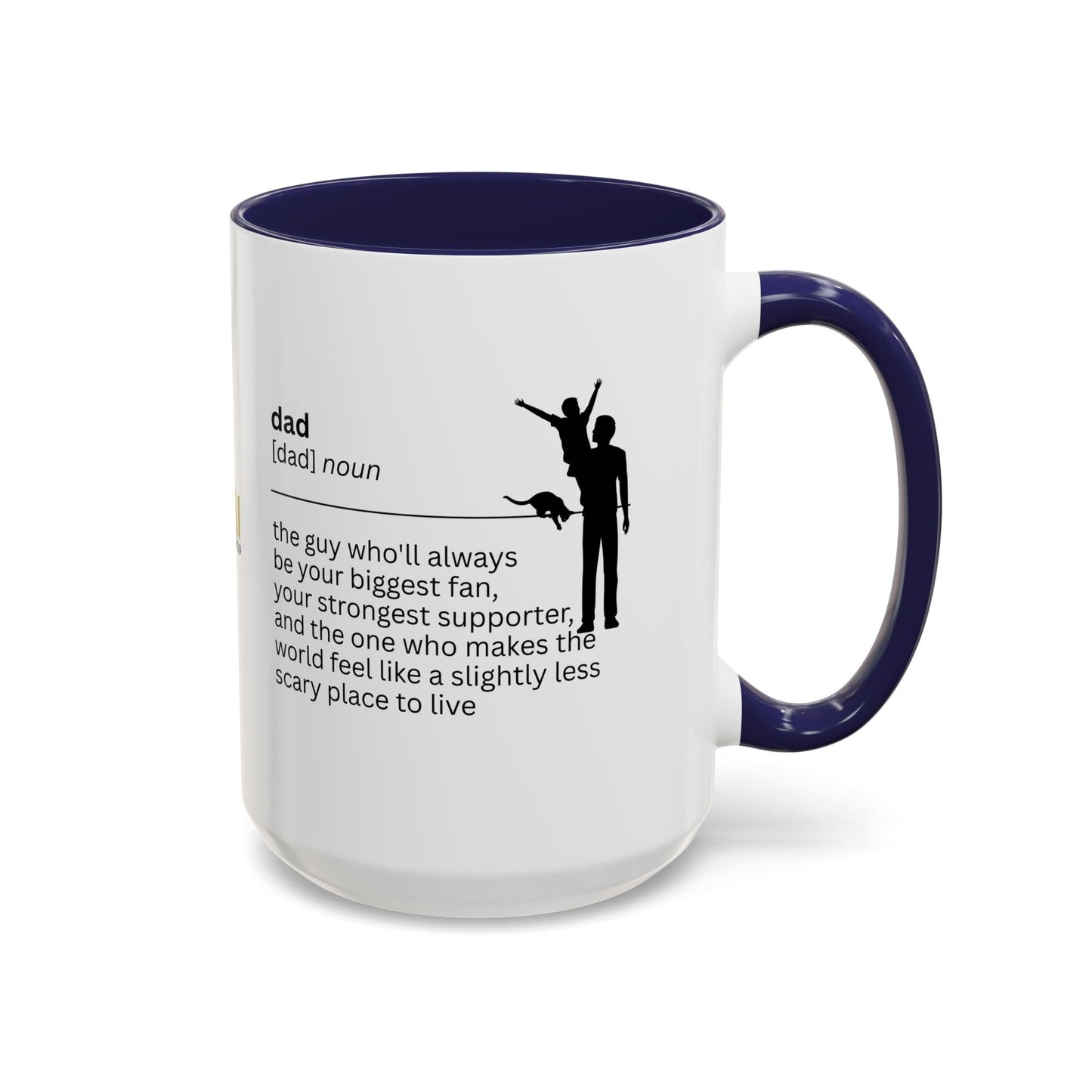 Taza de café con acento 'El mayor fan de papá' - Regalo ideal para papás