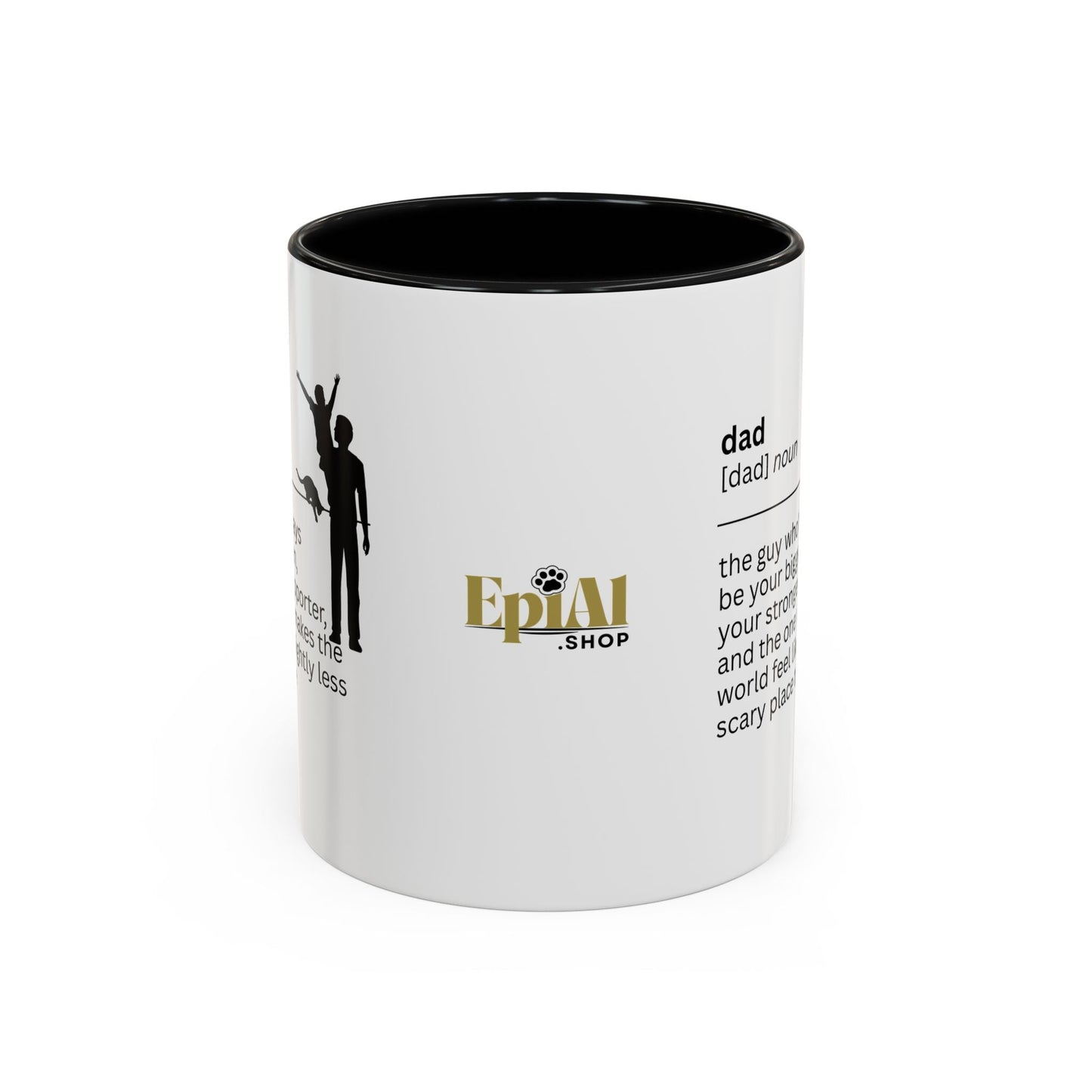 Taza de café con acento 'El mayor fan de papá' - Regalo ideal para papás
