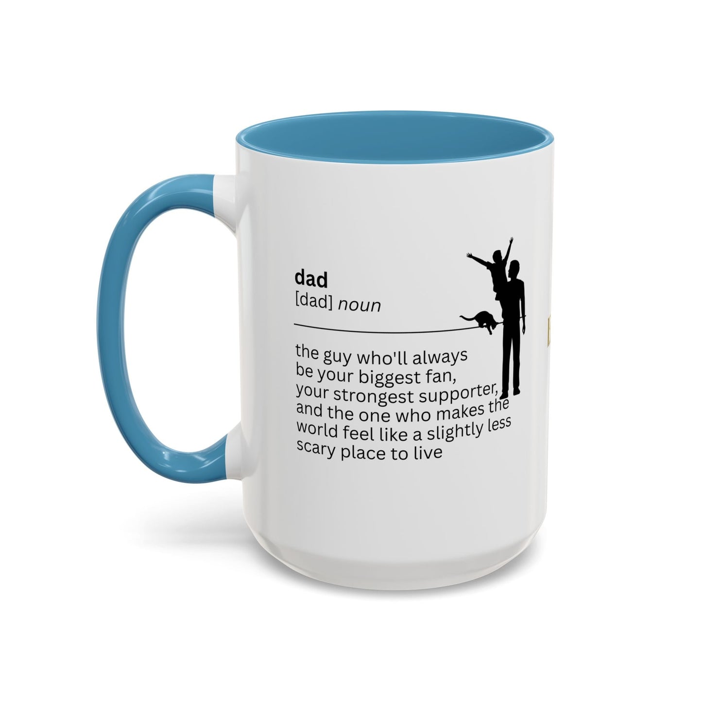 Taza de café con acento 'El mayor fan de papá' - Regalo ideal para papás