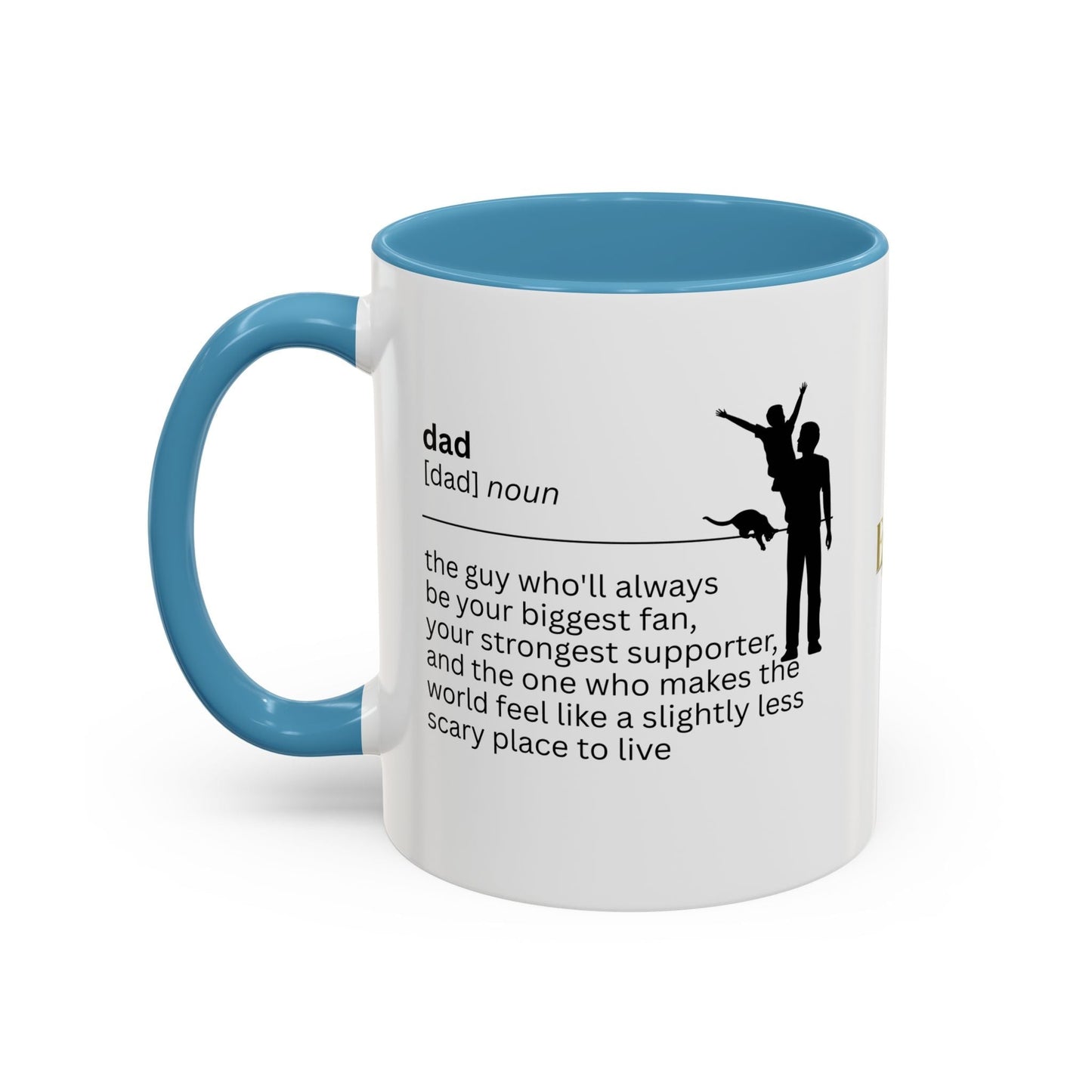 Taza de café con acento 'El mayor fan de papá' - Regalo ideal para papás