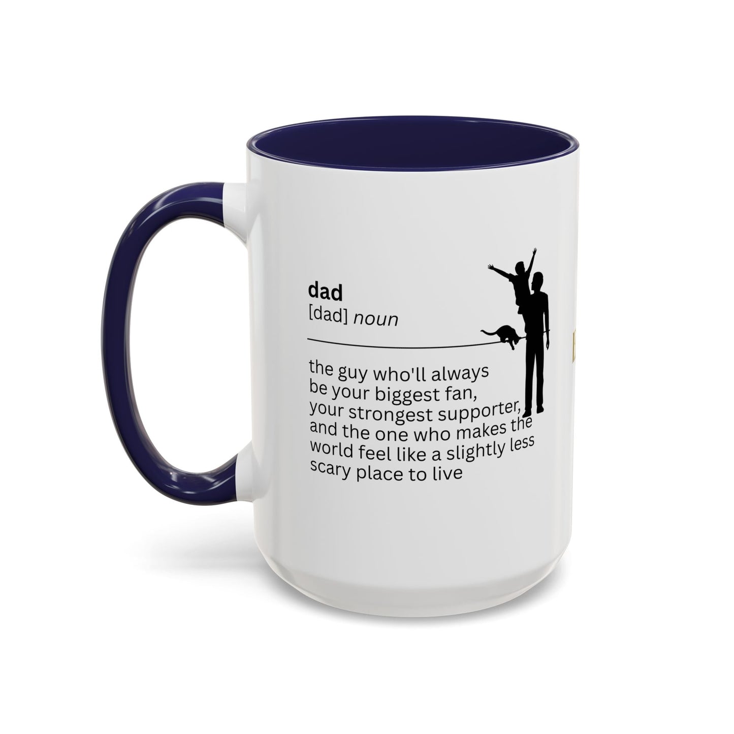 Taza de café con acento 'El mayor fan de papá' - Regalo ideal para papás