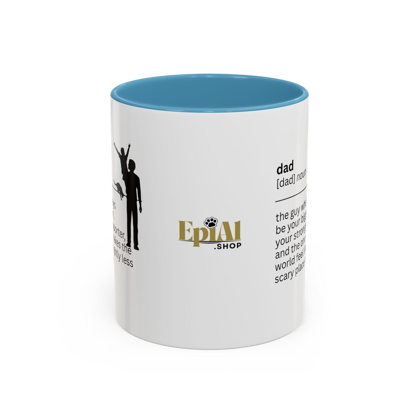 Taza de café con acento 'El mayor fan de papá' - Regalo ideal para papás