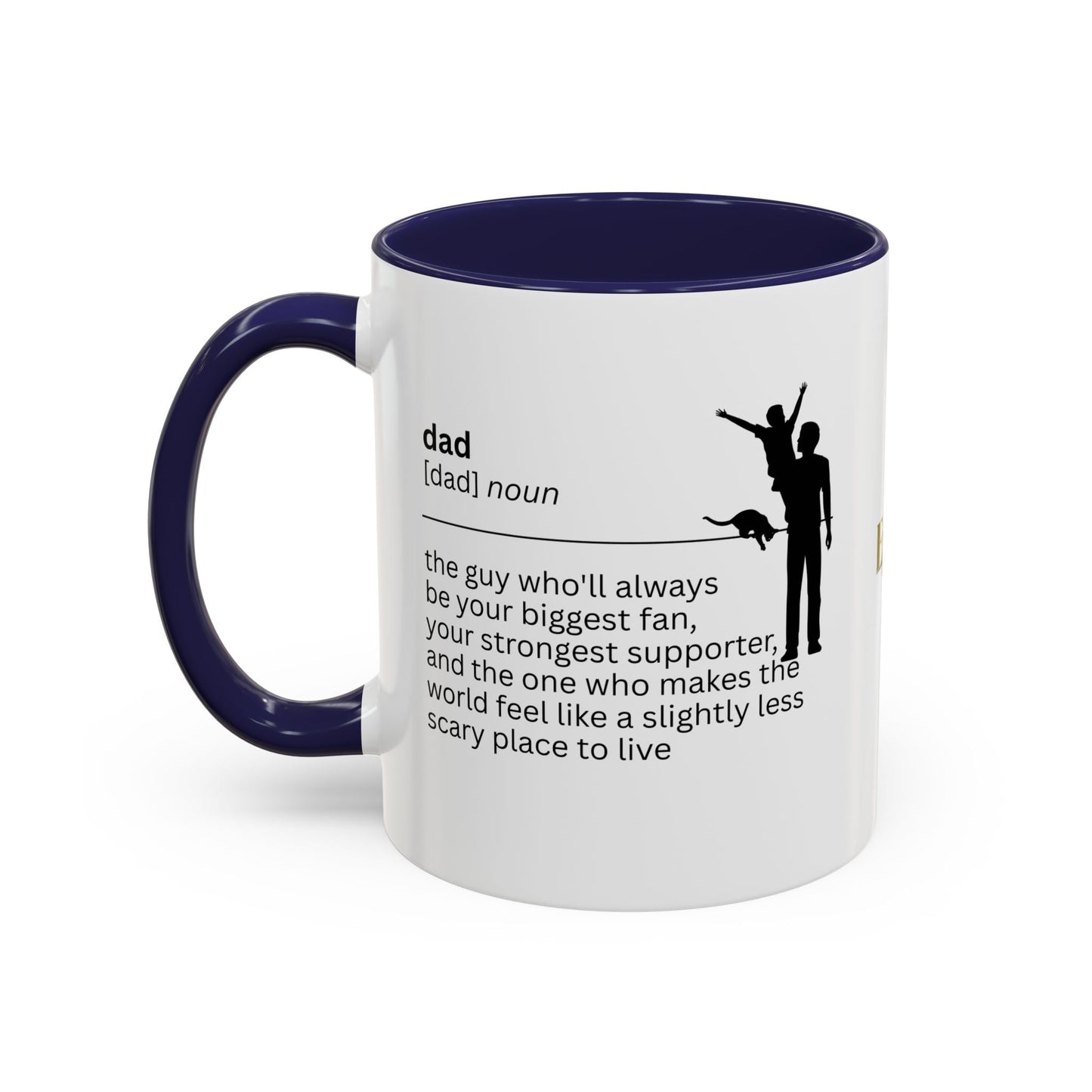 Taza de café con acento 'El mayor fan de papá' - Regalo ideal para papás