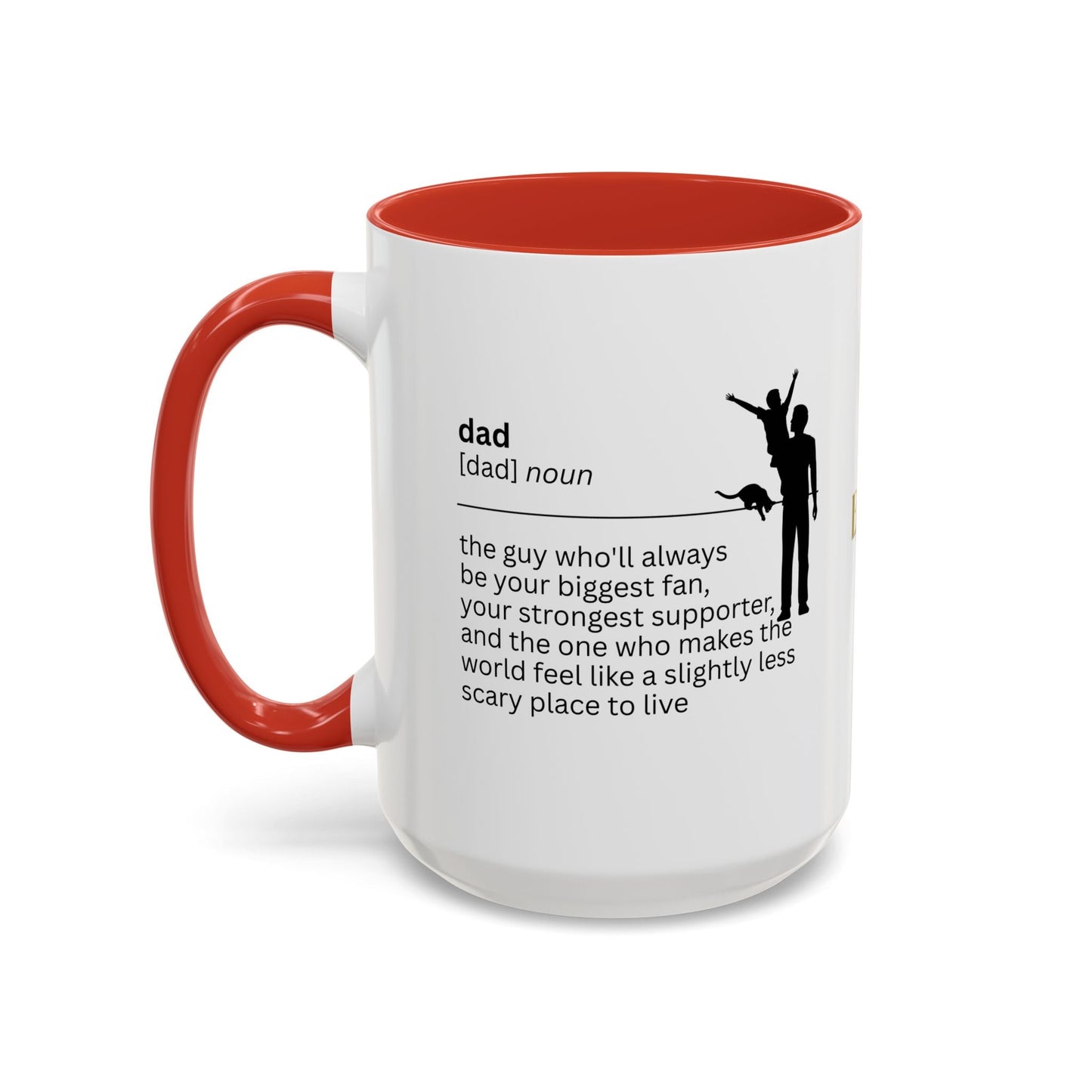 Taza de café con acento 'El mayor fan de papá' - Regalo ideal para papás