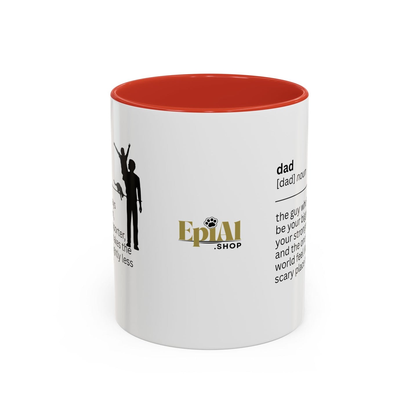 Taza de café con acento 'El mayor fan de papá' - Regalo ideal para papás