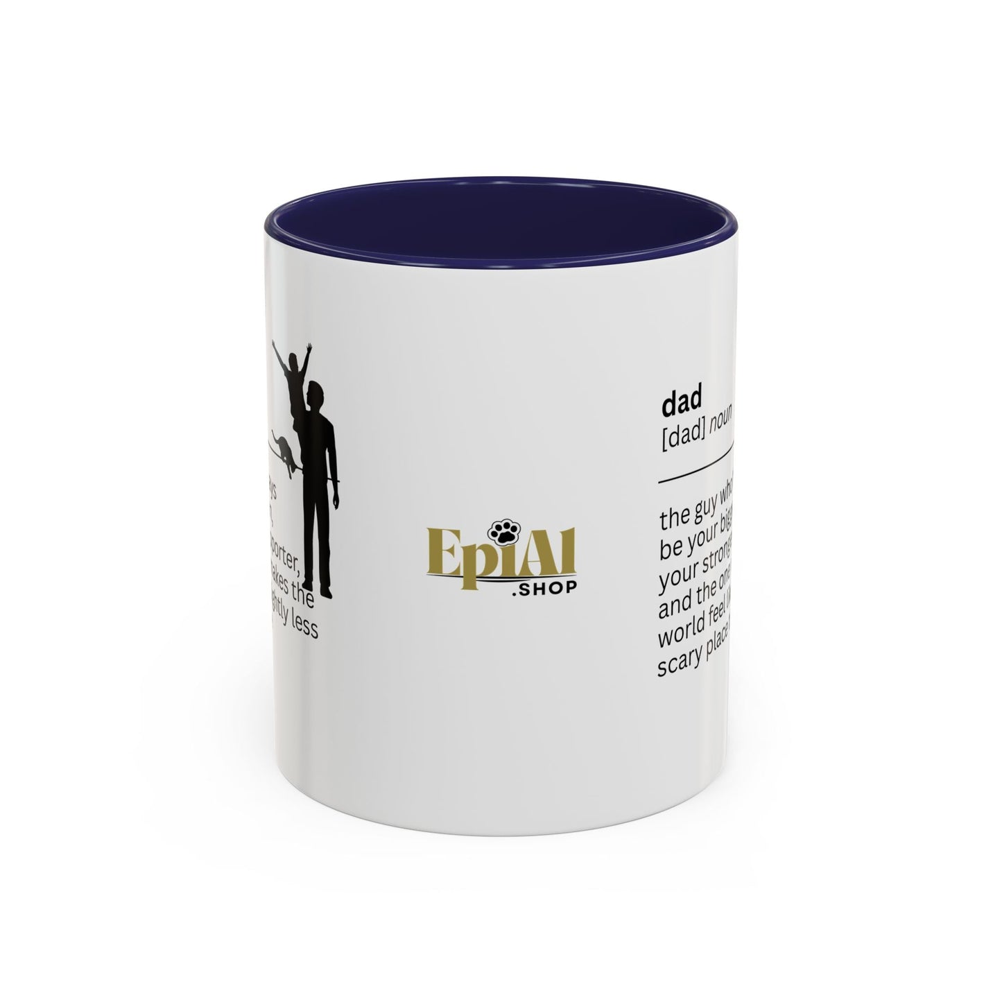 Taza de café con acento 'El mayor fan de papá' - Regalo ideal para papás