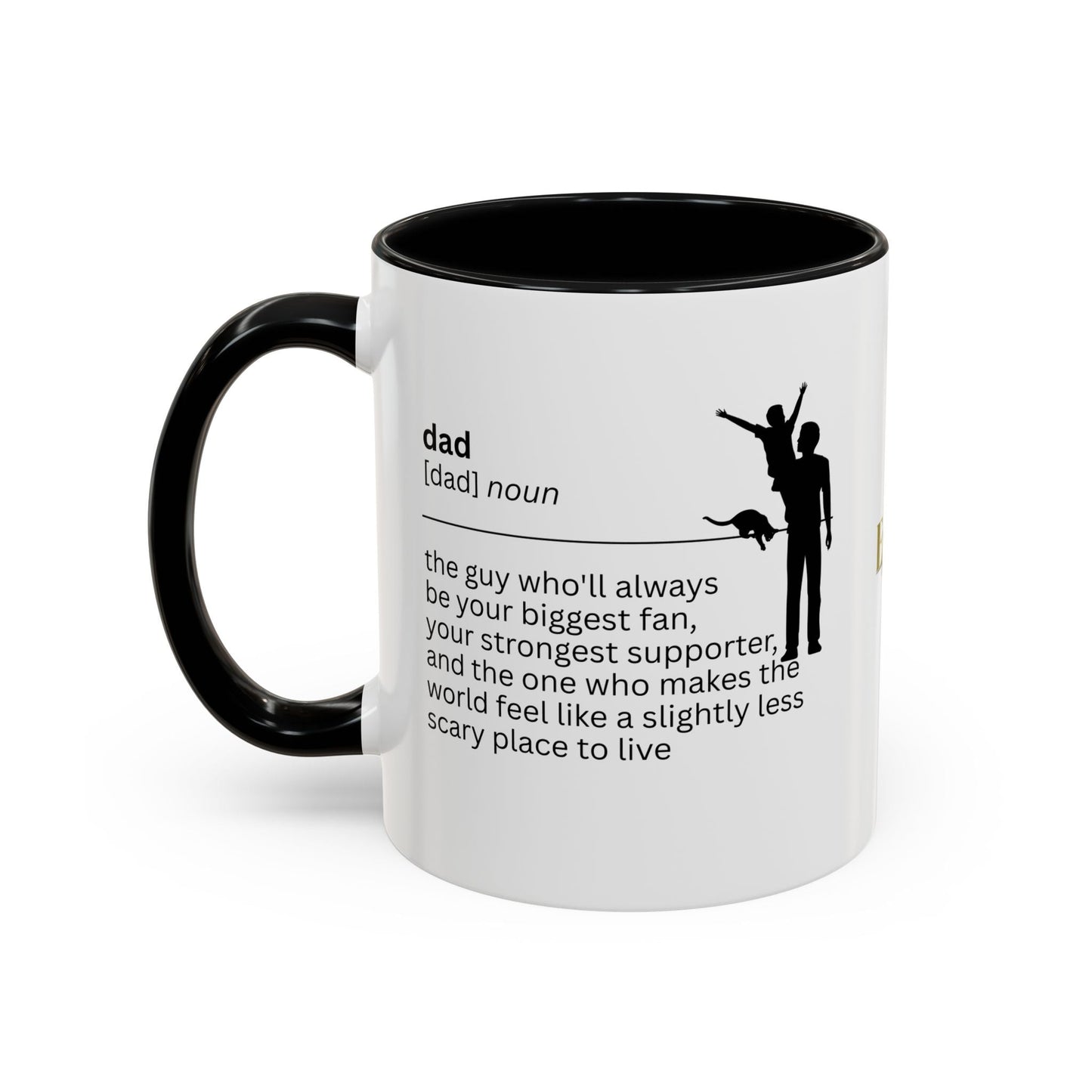 Taza de café con acento 'El mayor fan de papá' - Regalo ideal para papás