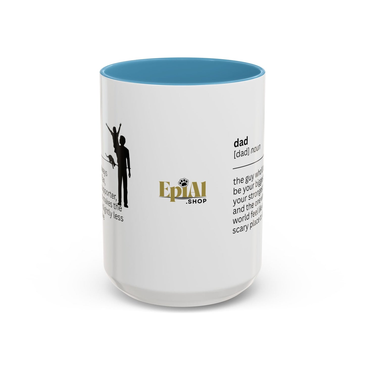 Taza de café con acento 'El mayor fan de papá' - Regalo ideal para papás