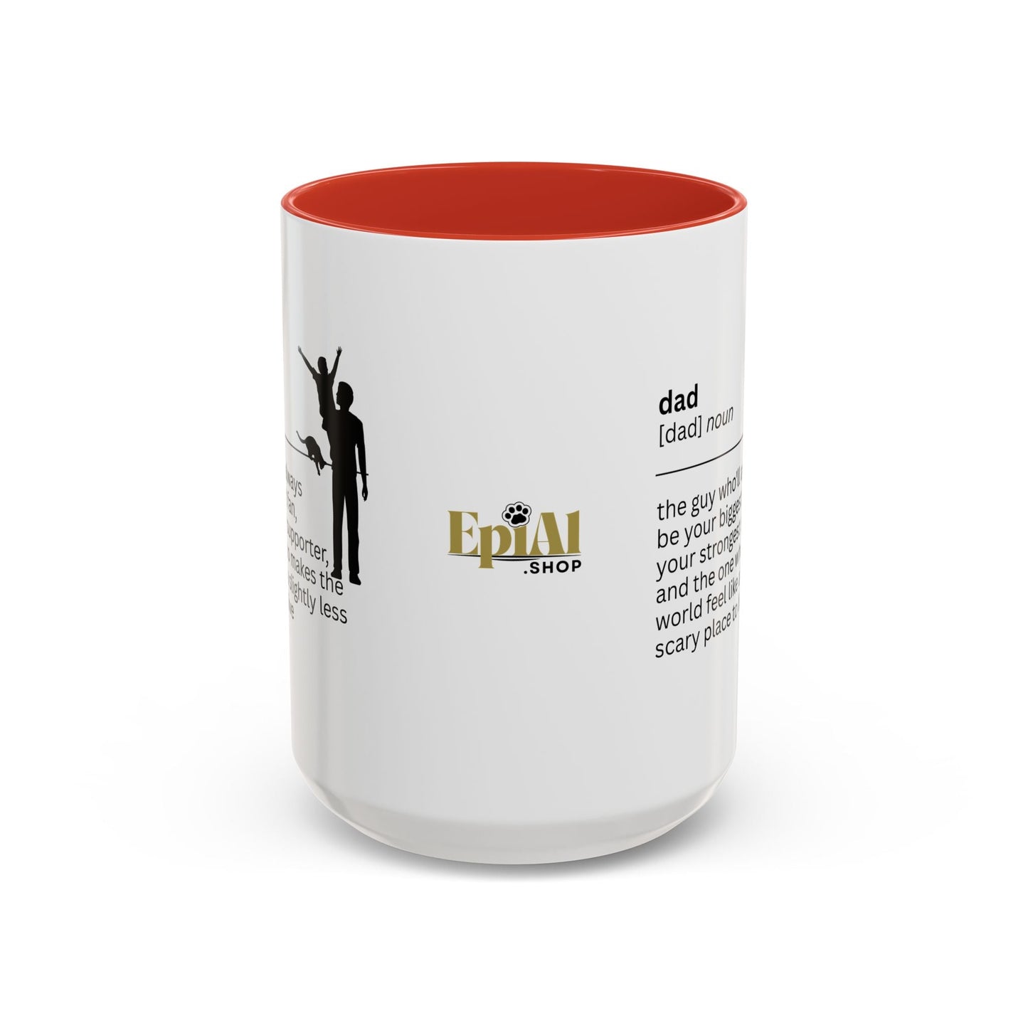 Taza de café con acento 'El mayor fan de papá' - Regalo ideal para papás