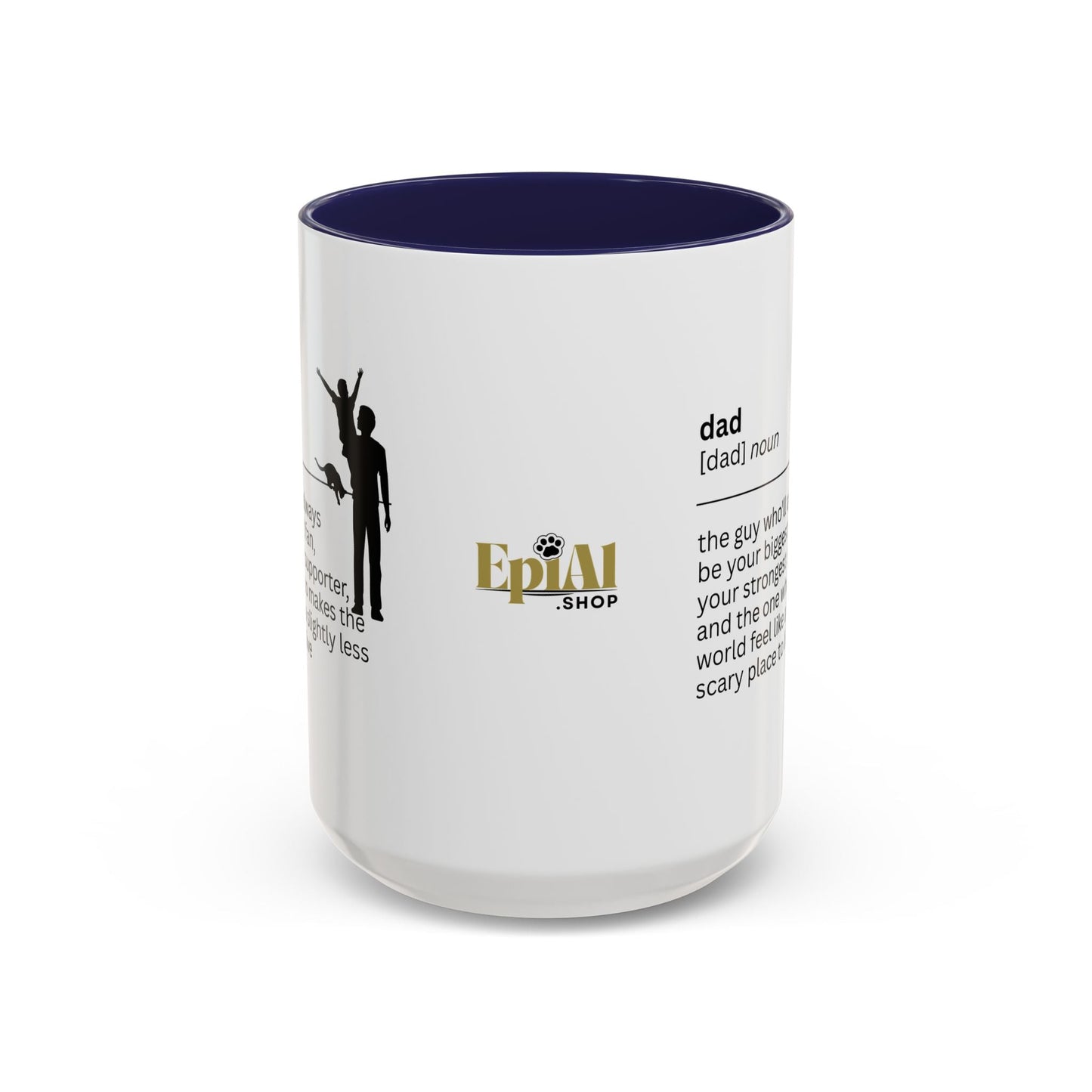 Taza de café con acento 'El mayor fan de papá' - Regalo ideal para papás