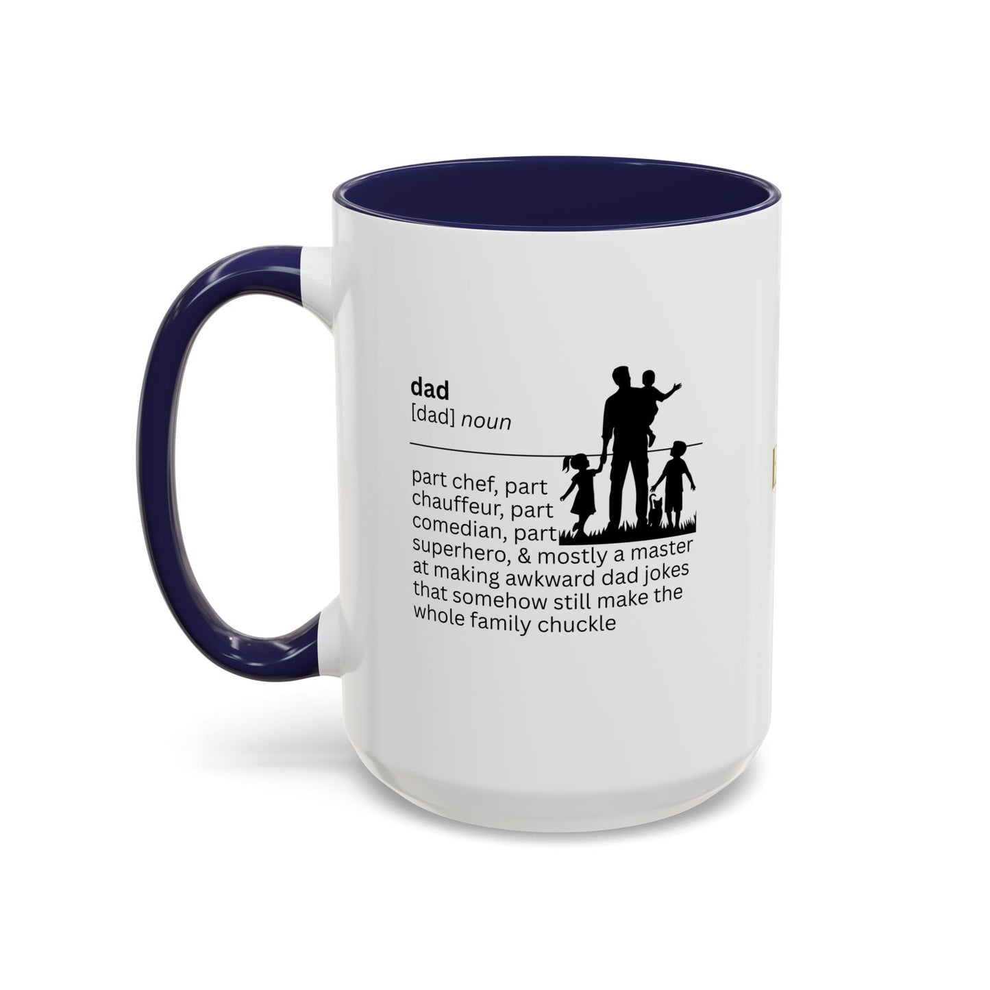 Dad Jokes Accent Coffee Mug - Ideal Gift for Dads