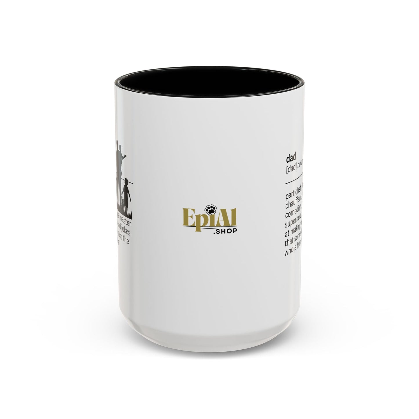 Dad Jokes Accent Coffee Mug - Ideal Gift for Dads