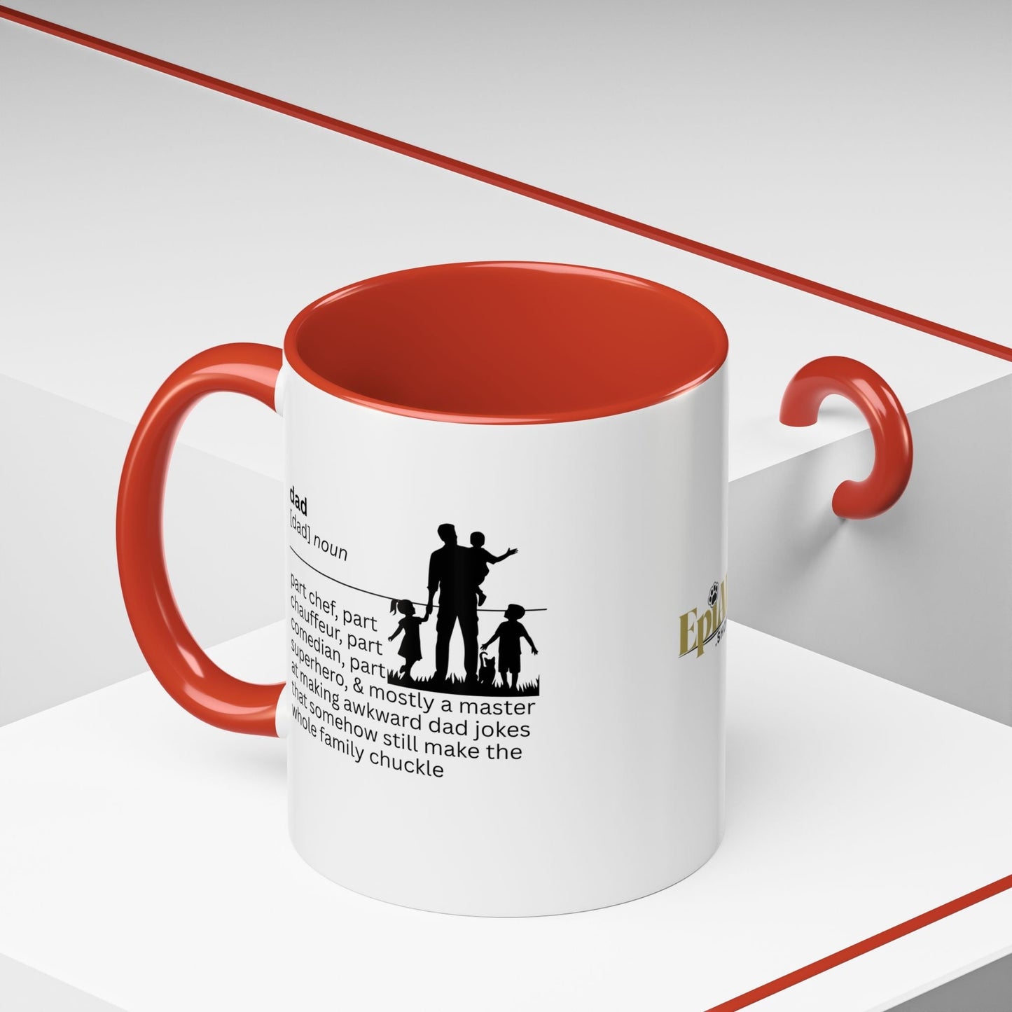 Dad Jokes Accent Coffee Mug - Ideal Gift for Dads