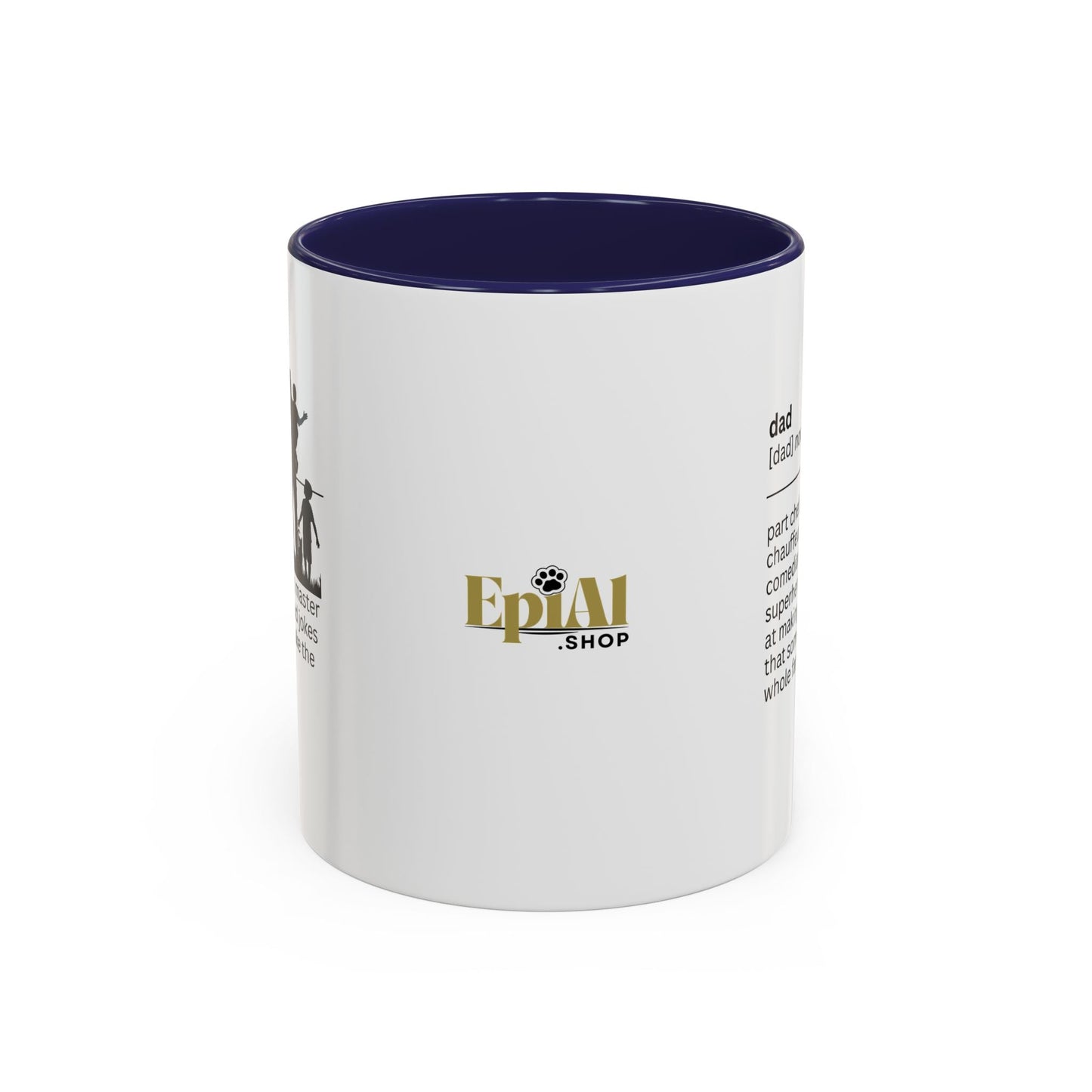 Dad Jokes Accent Coffee Mug - Ideal Gift for Dads