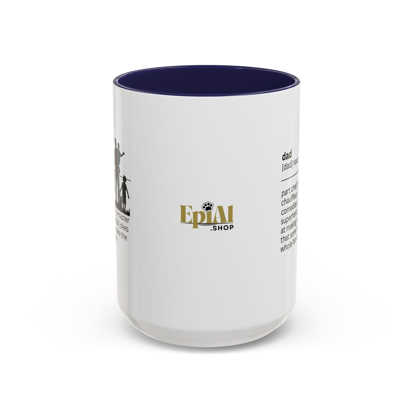 Dad Jokes Accent Coffee Mug - Ideal Gift for Dads