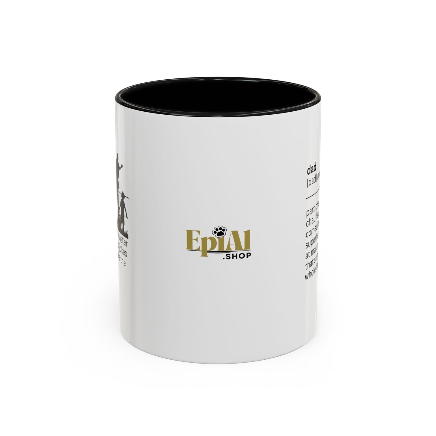 Dad Jokes Accent Coffee Mug - Ideal Gift for Dads