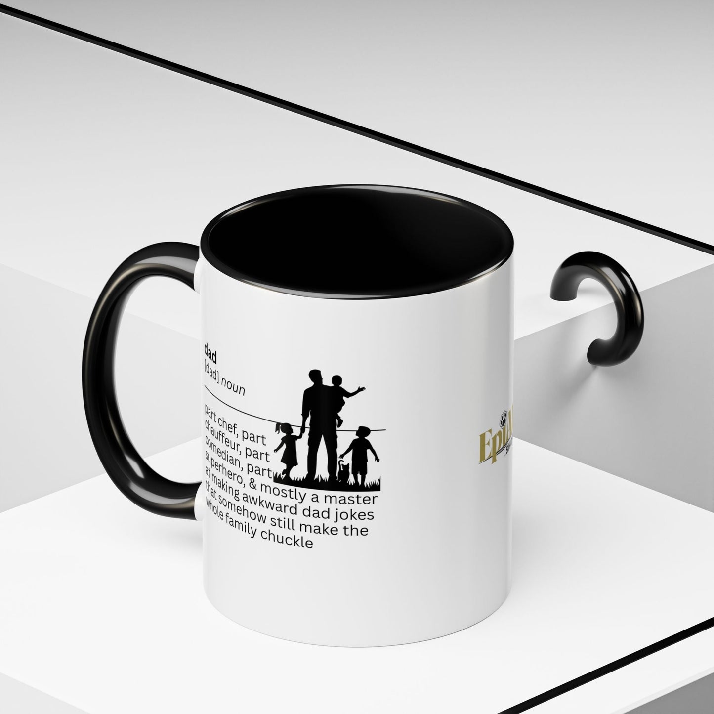 Dad Jokes Accent Coffee Mug - Ideal Gift for Dads