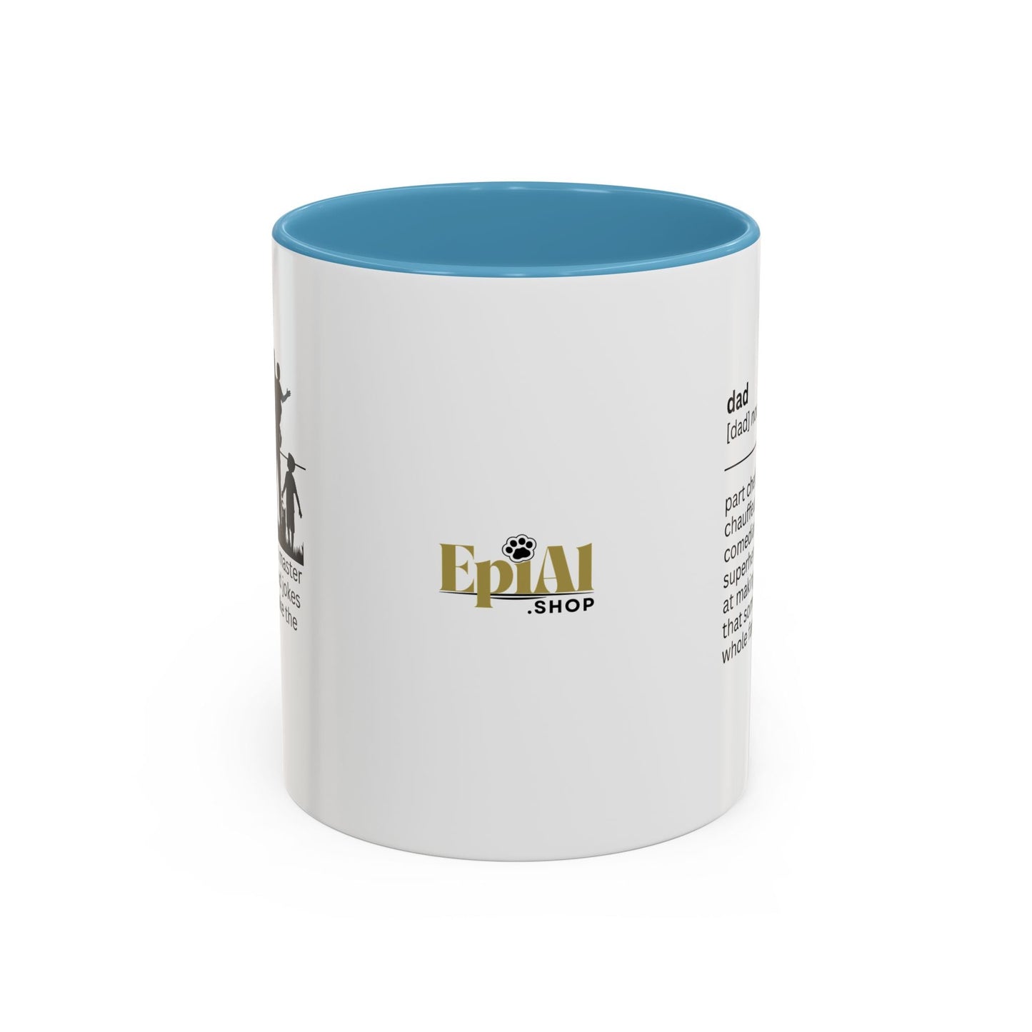 Dad Jokes Accent Coffee Mug - Ideal Gift for Dads