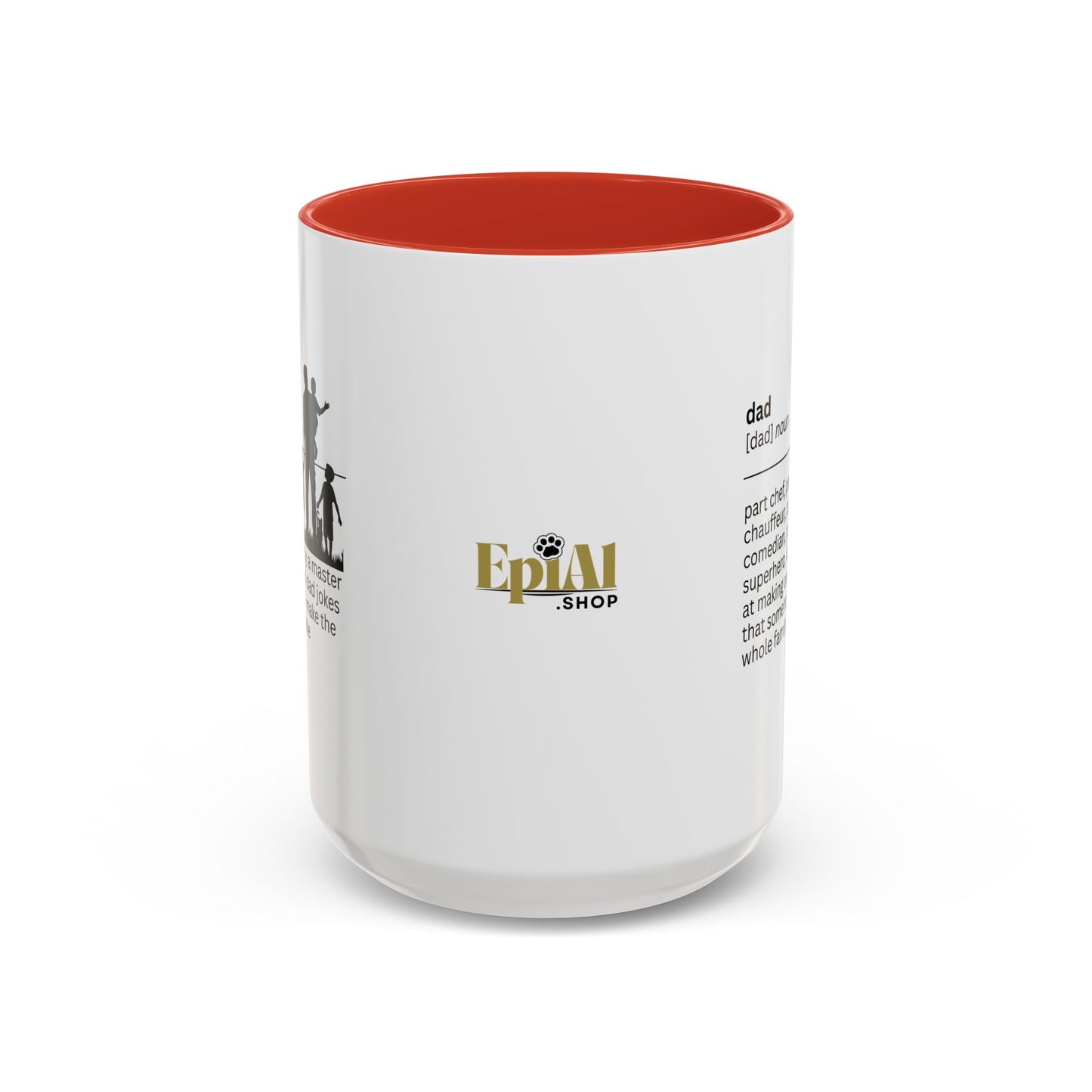 Dad Jokes Accent Coffee Mug - Ideal Gift for Dads