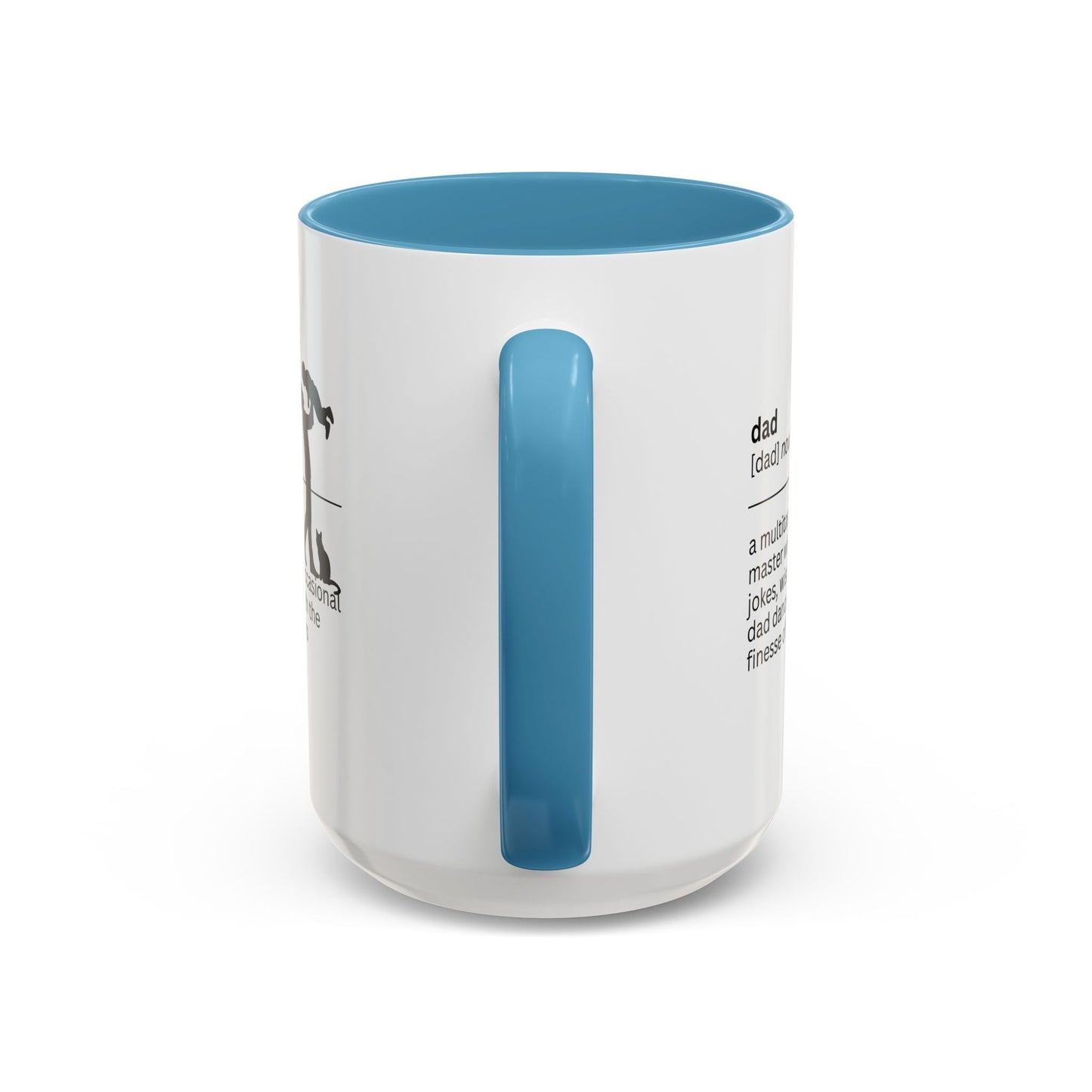 Taza de café con acento multitarea para papás - Regalo reflexivo para papás