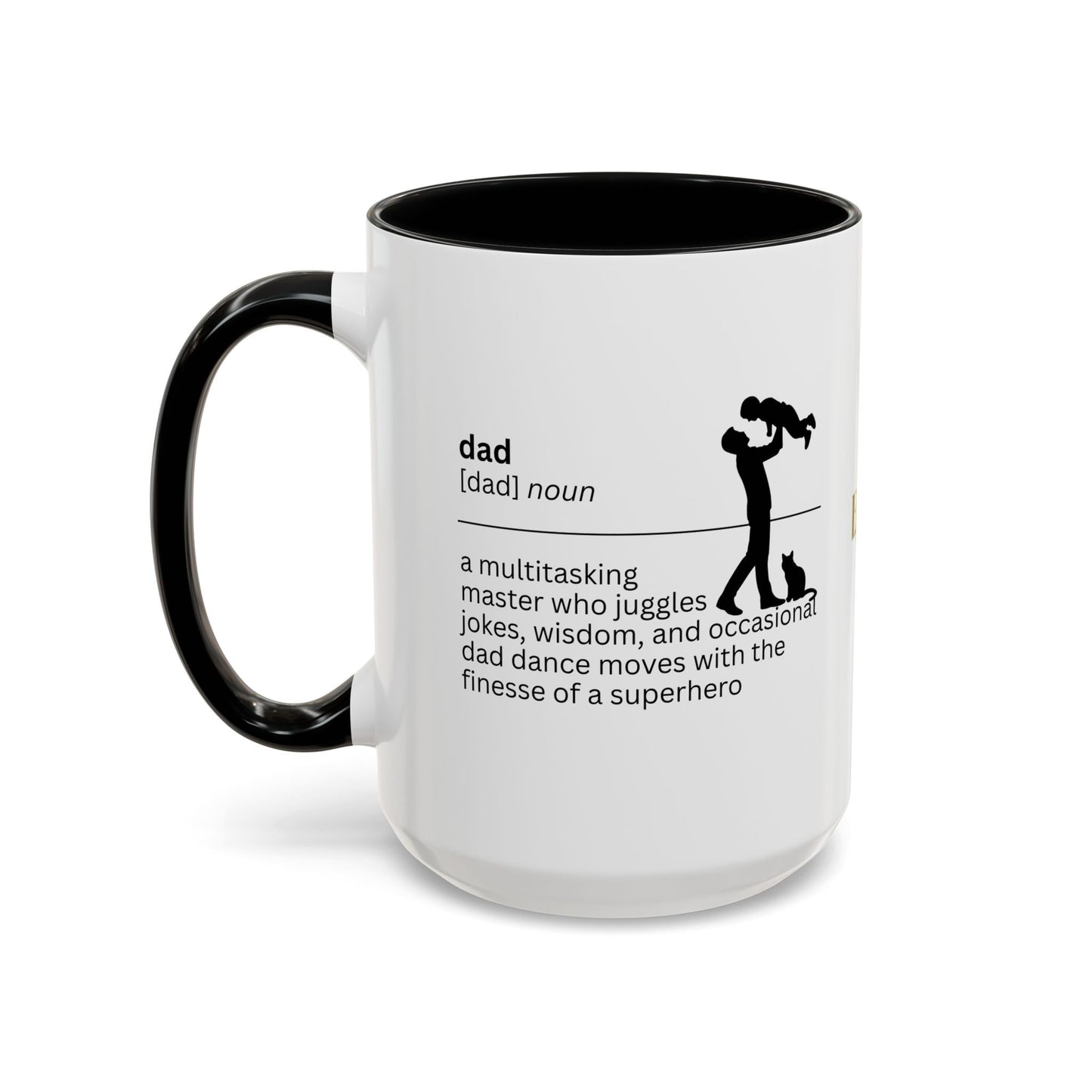 Taza de café con acento multitarea para papás - Regalo reflexivo para papás